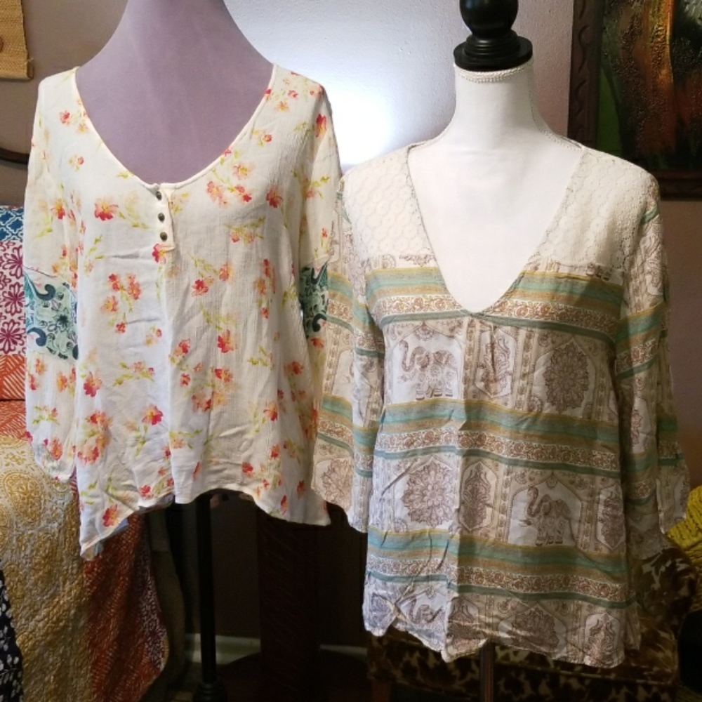 Two (2) O'Neill Tops L & XL